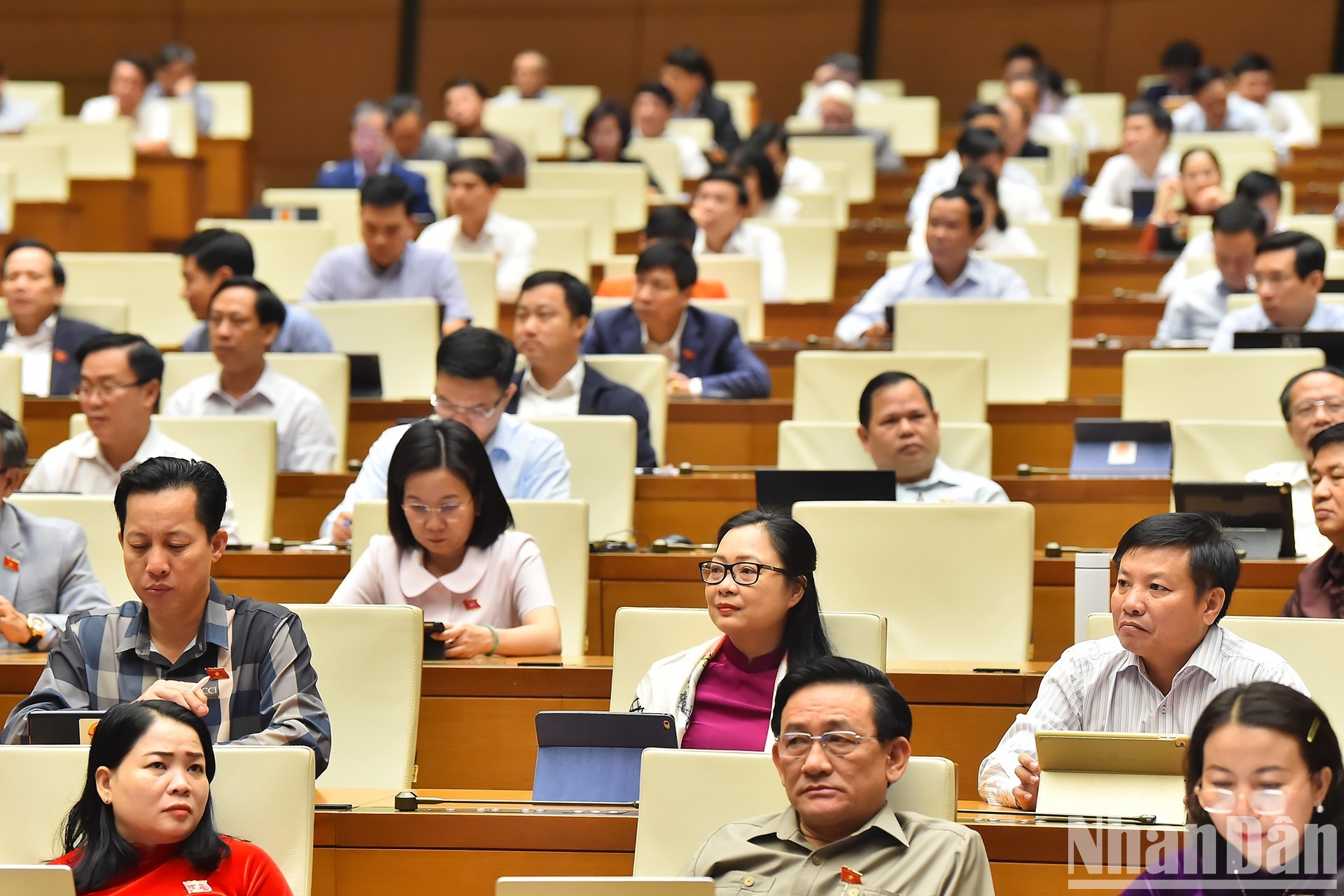 Los diputados en el evento.