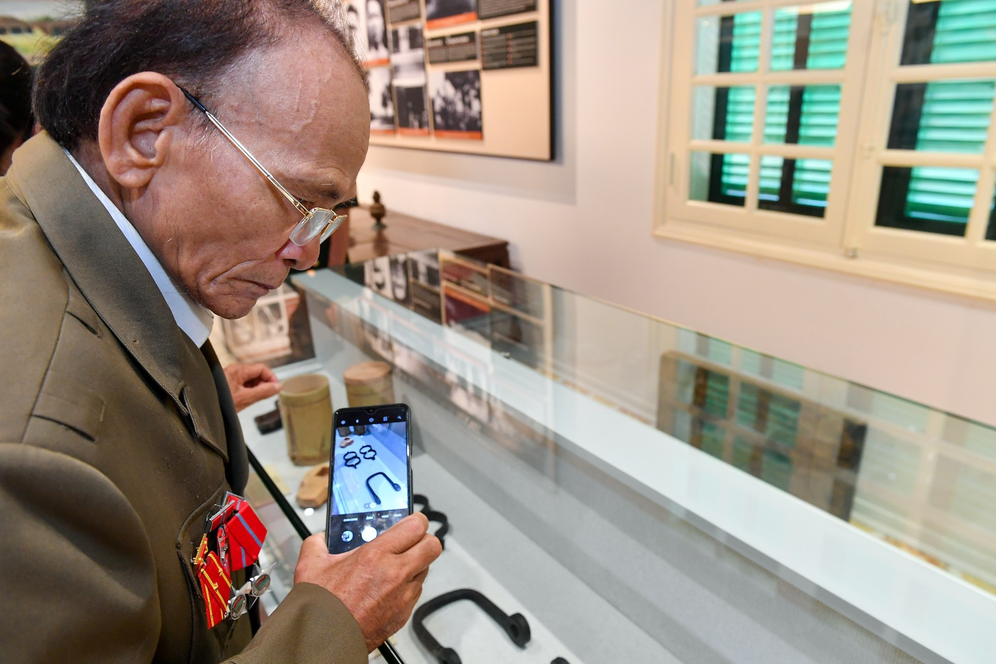 Cada objeto cuenta una historia sobre la vida del General.