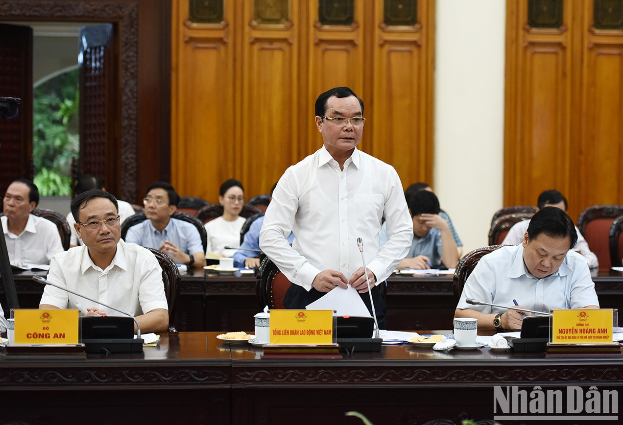 El presidente de la Confederación General del Trabajo de Vietnam, Nguyen Dinh Khang.