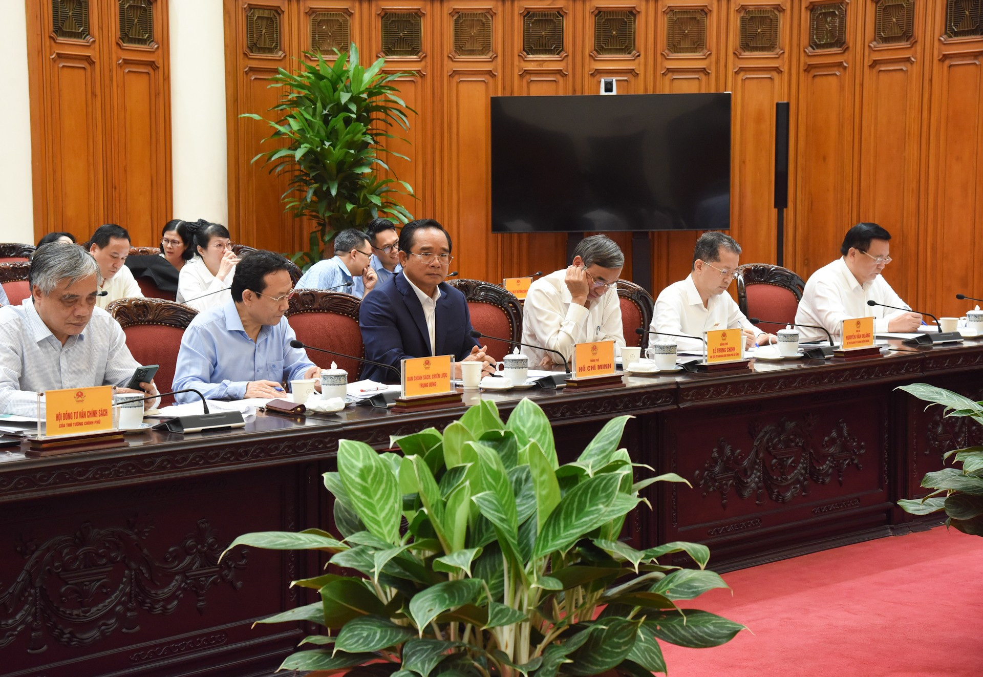 Delegados en el acto.