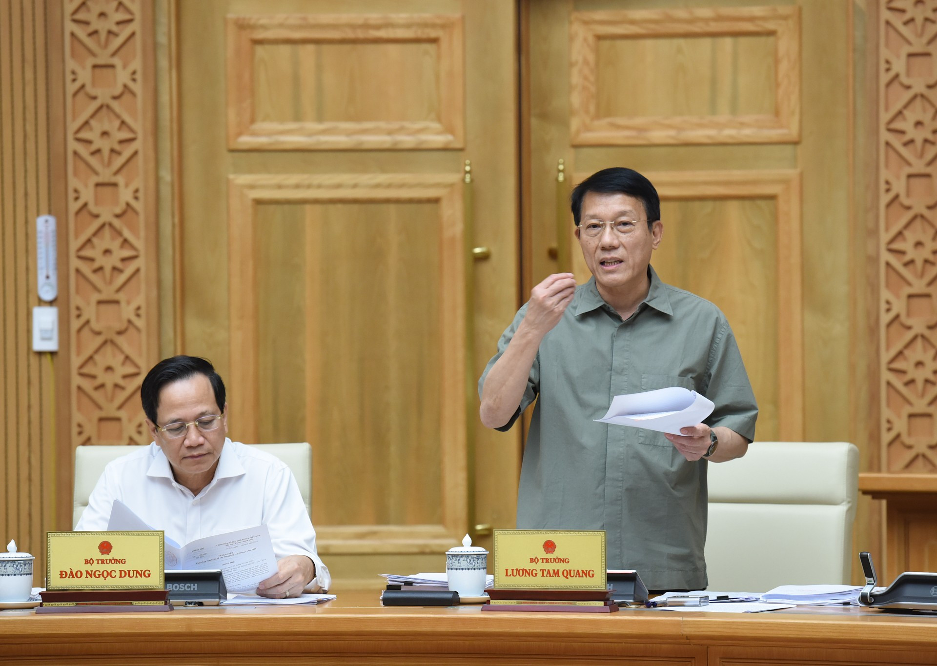 El ministro de Seguridad Pública, Luong Tam Quang. El ministro de Seguridad Pública, Luong Tam Quang.