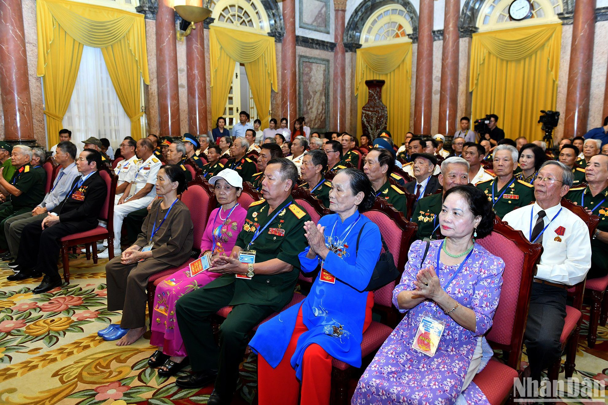 Los delegados en la reunión.