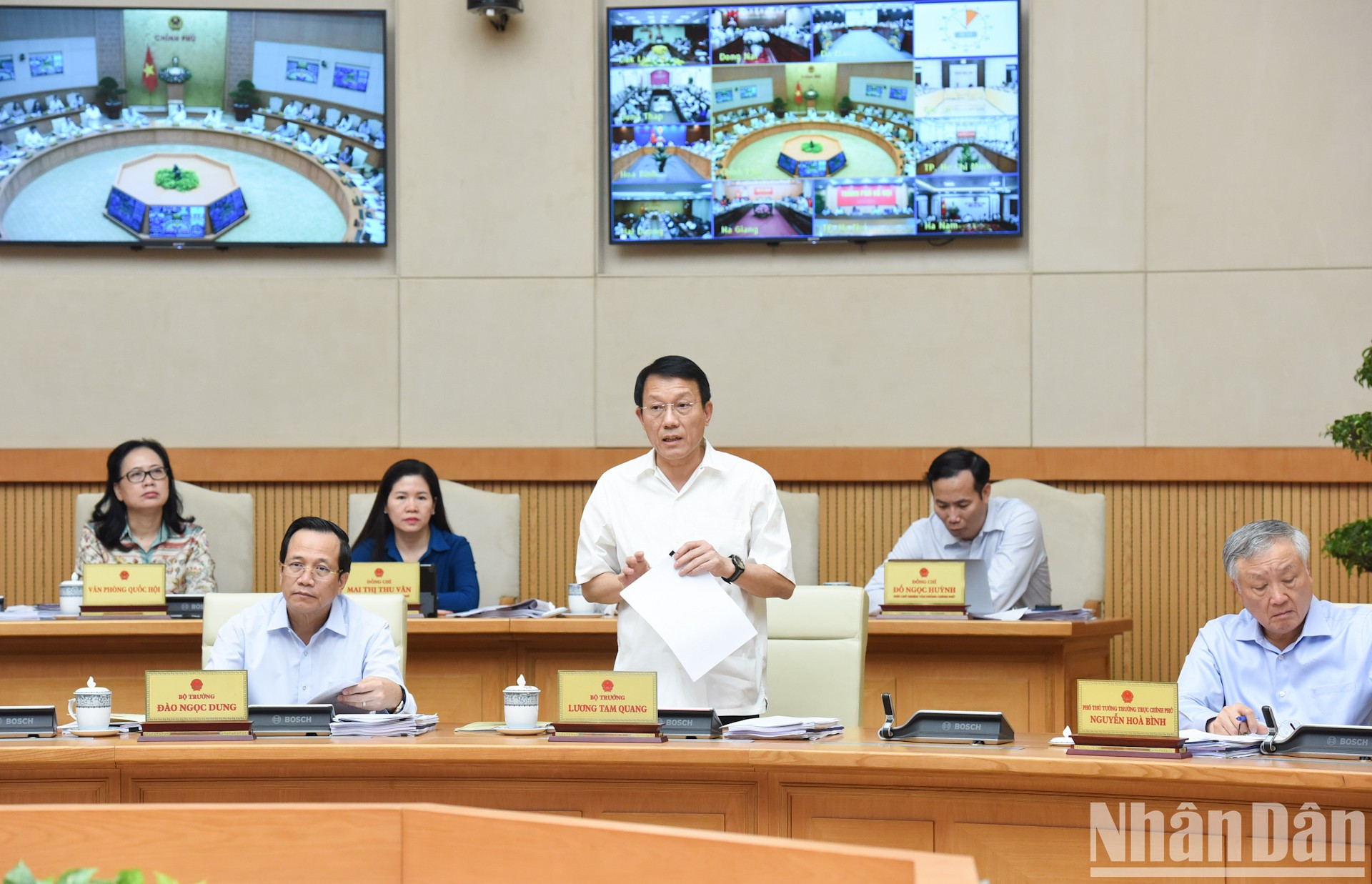El ministro de Seguridad Pública, Luong Tam Quang. El ministro de Seguridad Pública, Luong Tam Quang.