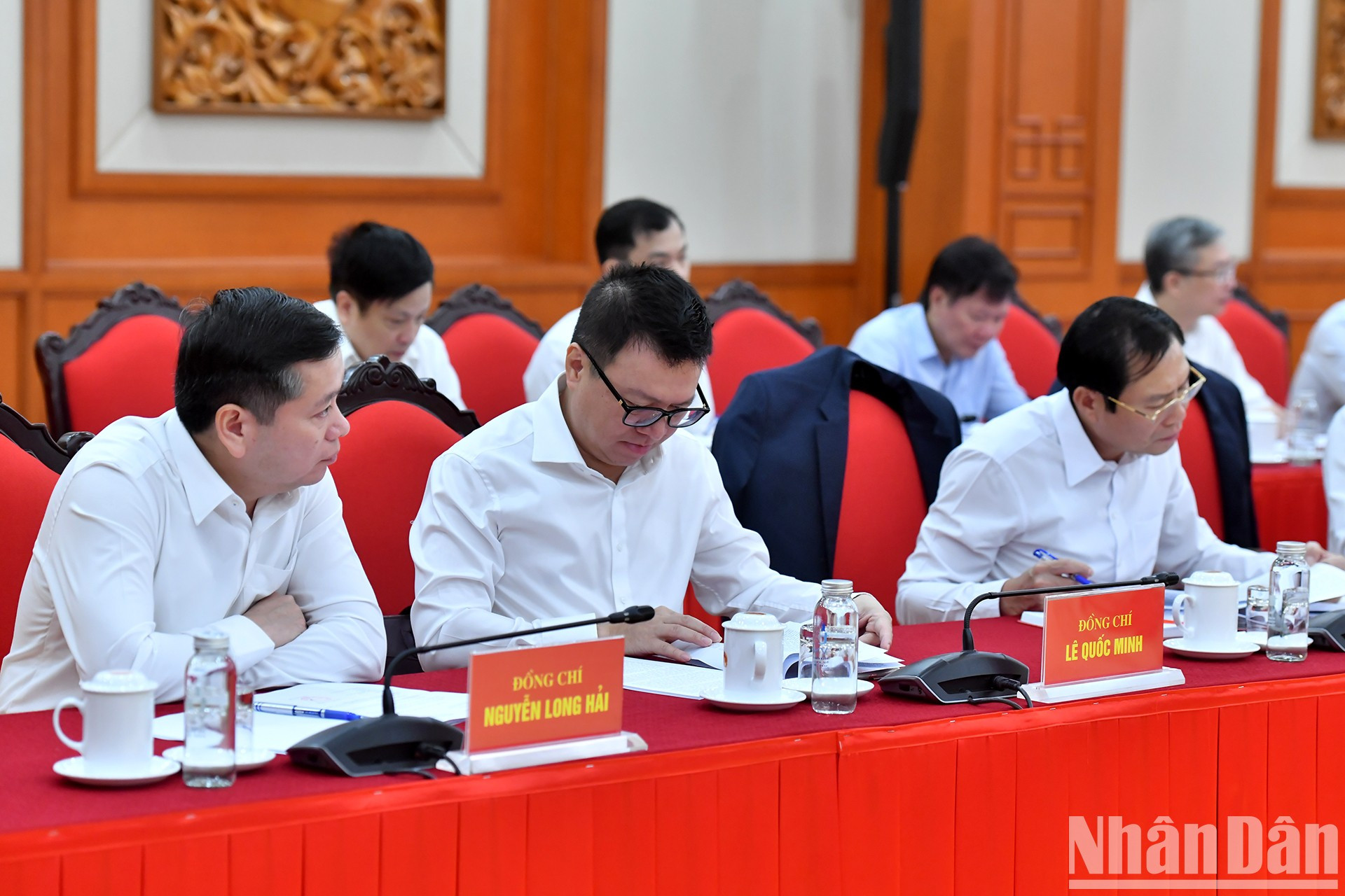 Delegados en la cita.