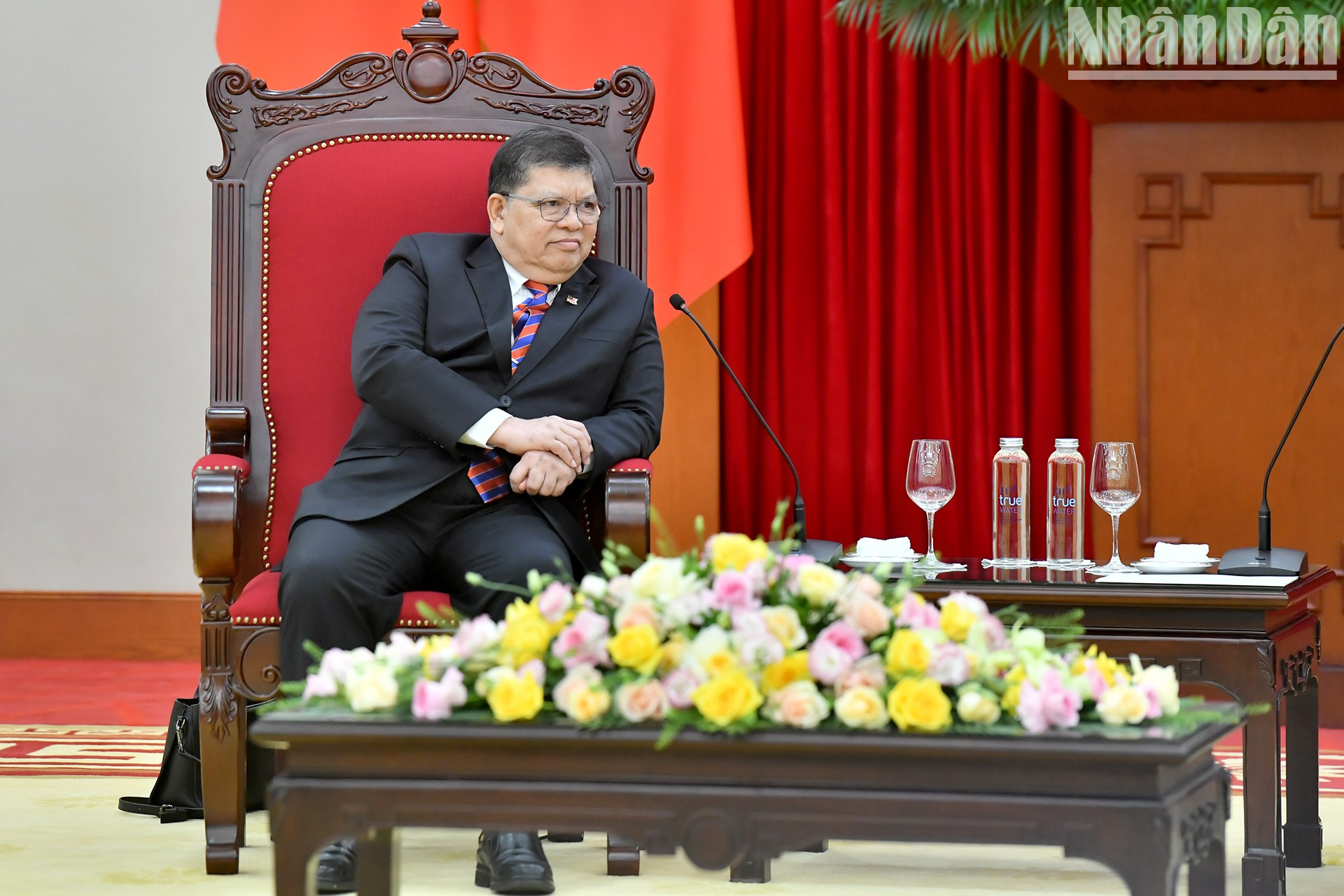 El presidente de la Cámara de Representantes de Malasia, Tan Sri Dato' Johari Bin Abdul, en la cita.