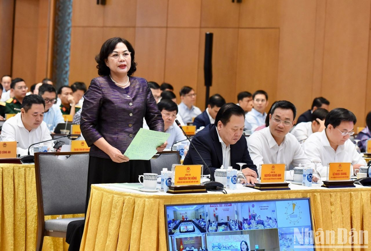 La gobernadora del Banco Estatal de Vietnam, Nguyen Thi Hong.