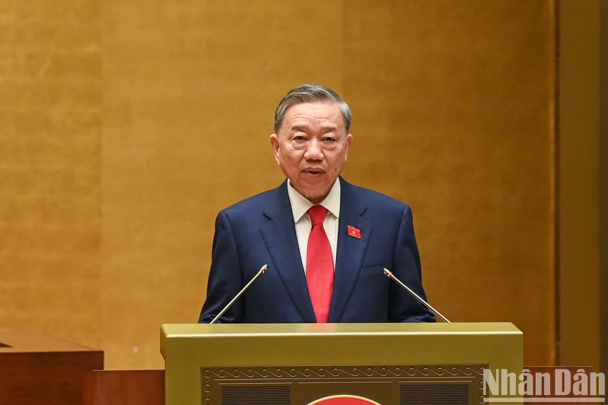 El presidente vietnamita, To Lam.