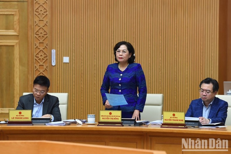 La gobernadora del Banco Estatal, Nguyen Thi Hong.