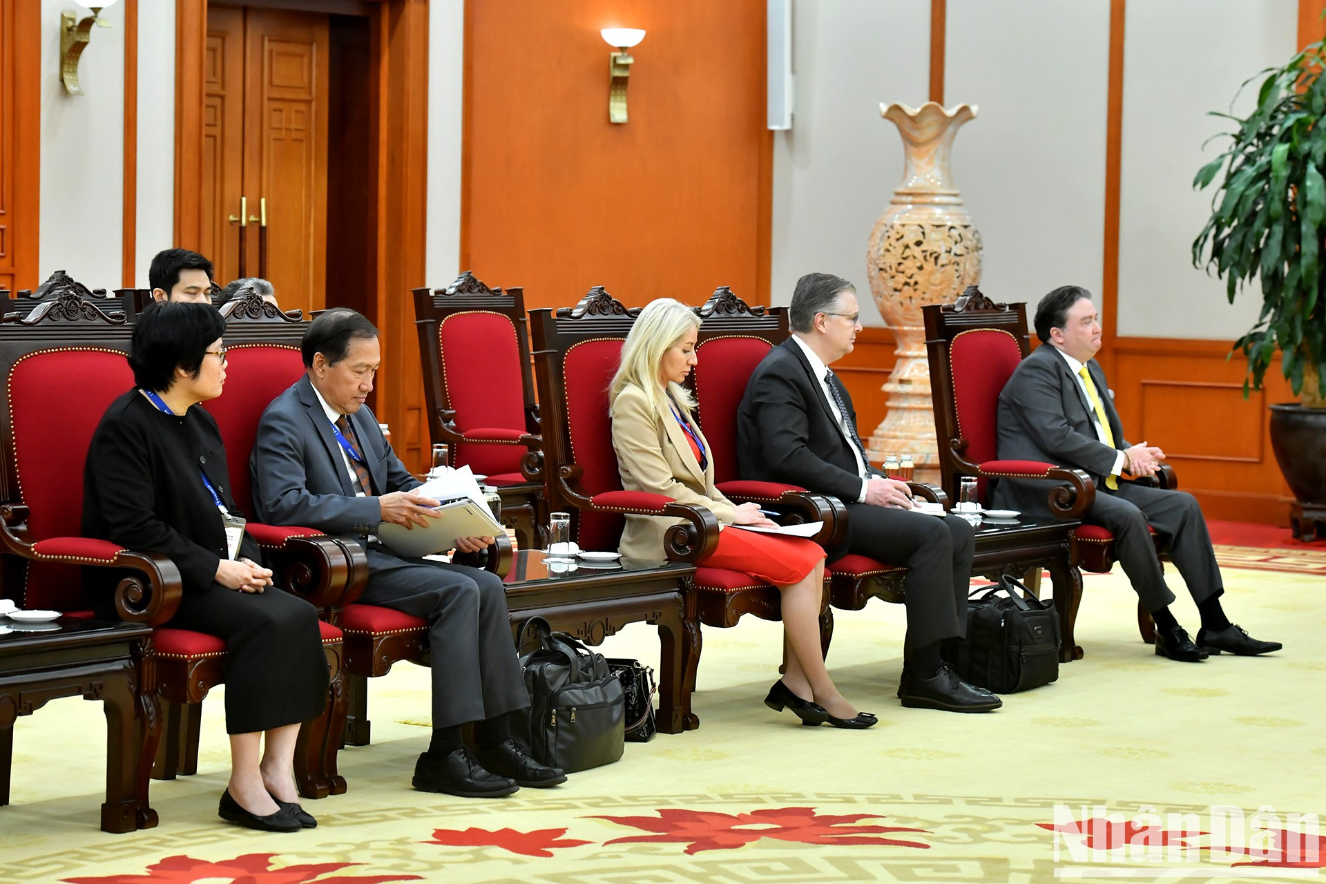 Delegados del Consejo Empresarial Estados Unidos-Asean. Delegados del Consejo Empresarial Estados Unidos-Asean.
