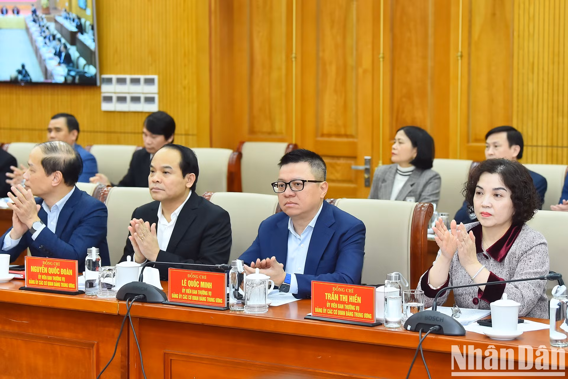 Delegados en la cita.