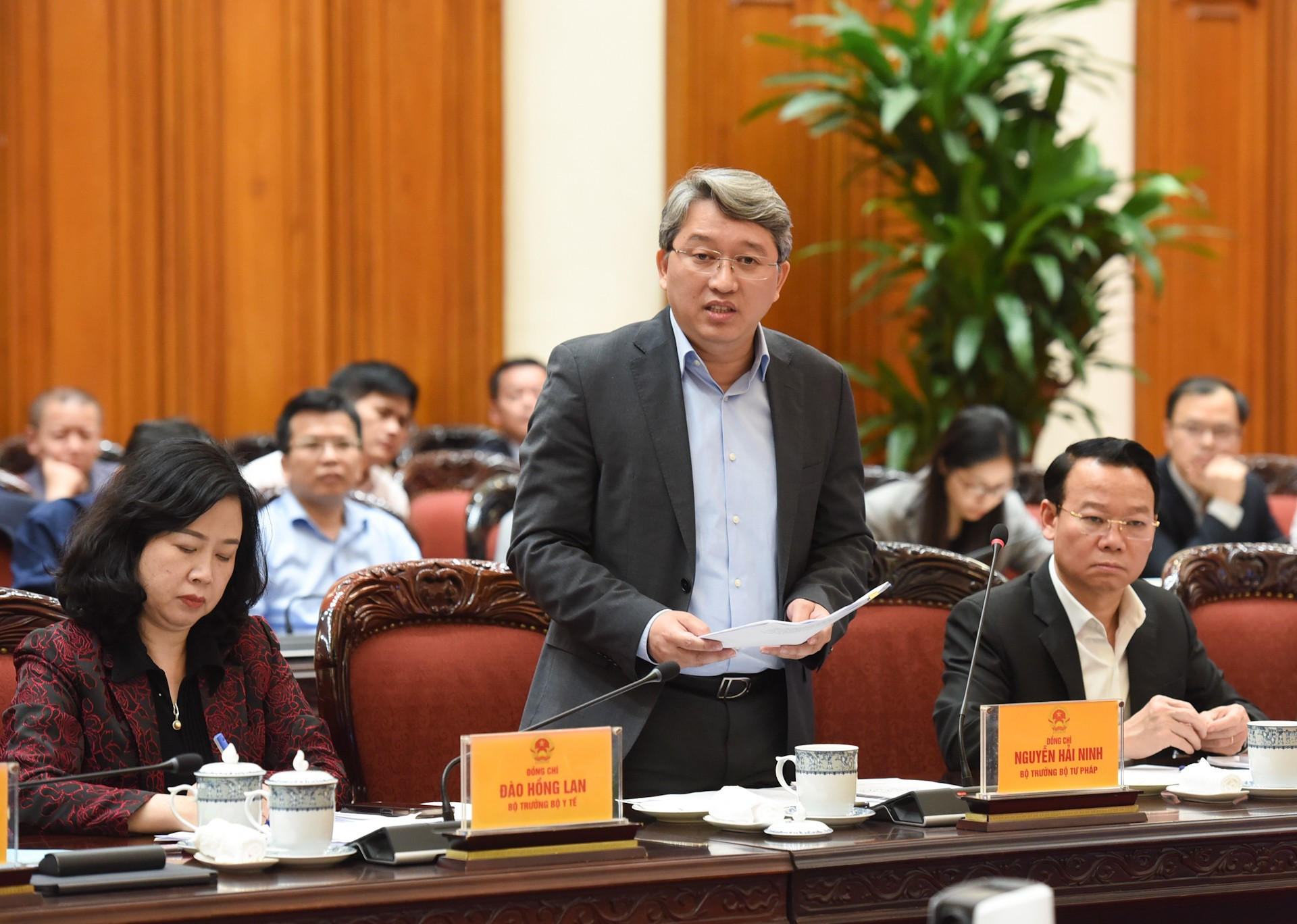 El ministro de Justicia, Nguyen Hai Ninh. El ministro de Justicia, Nguyen Hai Ninh.