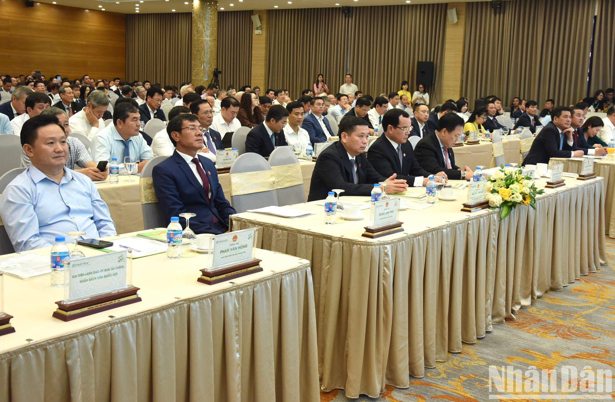 Delegados en el evento.