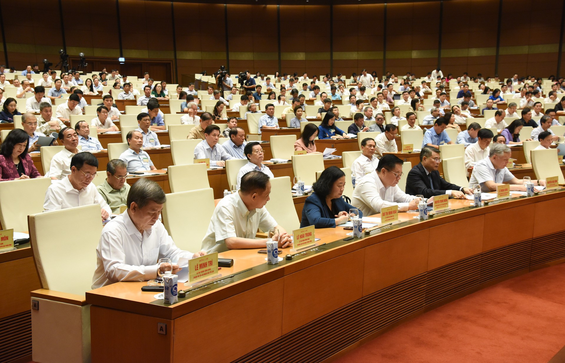 Delegados en el evento. Delegados en el evento.