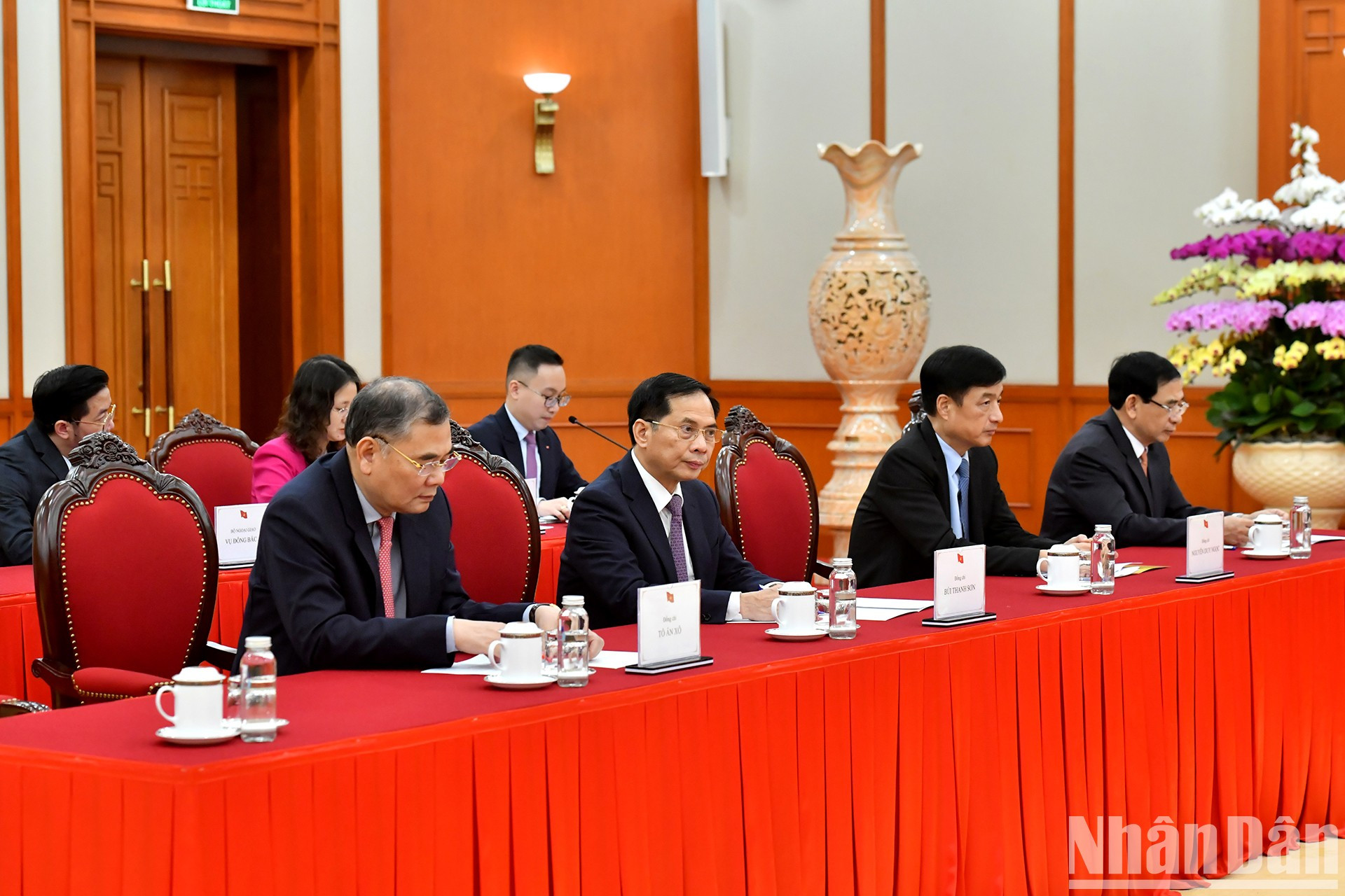 Delegados en la cita.