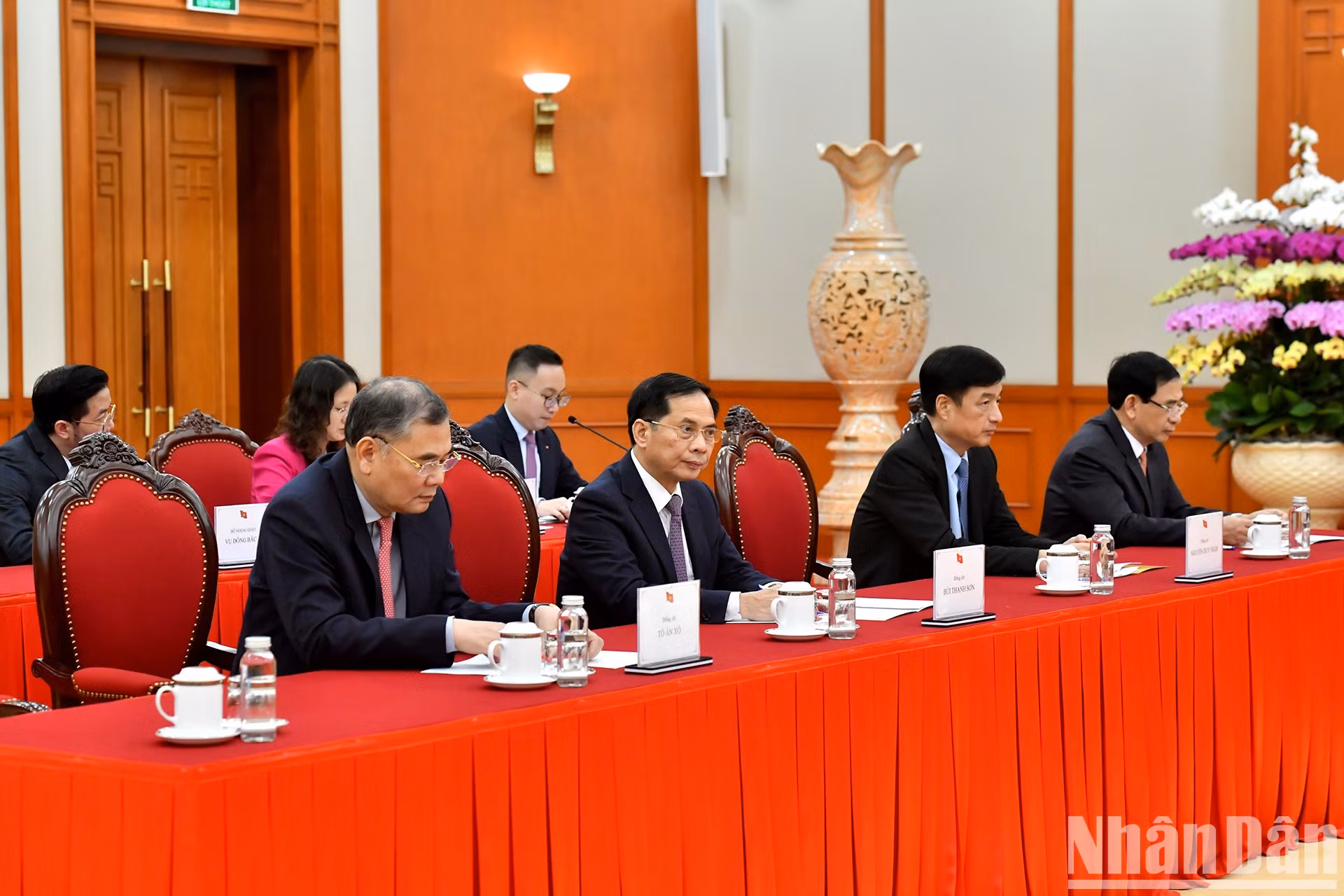 Delegados en la cita.