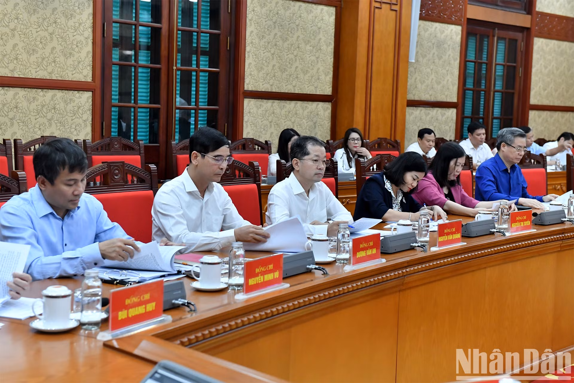 Miembros del Subcomité de Reglamentos del XIV Congreso Nacional del PCV.