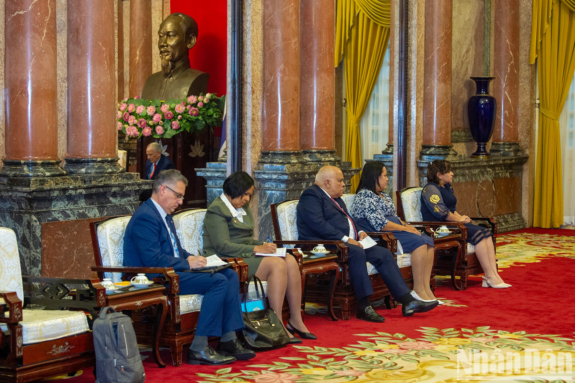 Delegados cubanos en el evento.