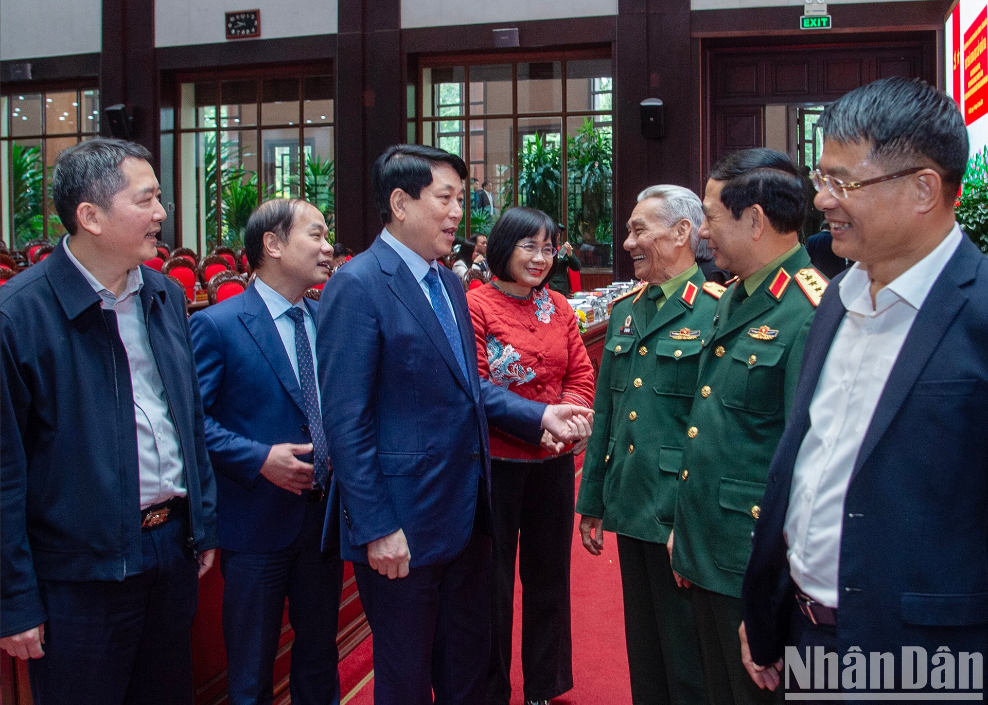 El presidente vietnamita, Luong Cuong, habla con los delegados. El presidente vietnamita, Luong Cuong, habla con los delegados.