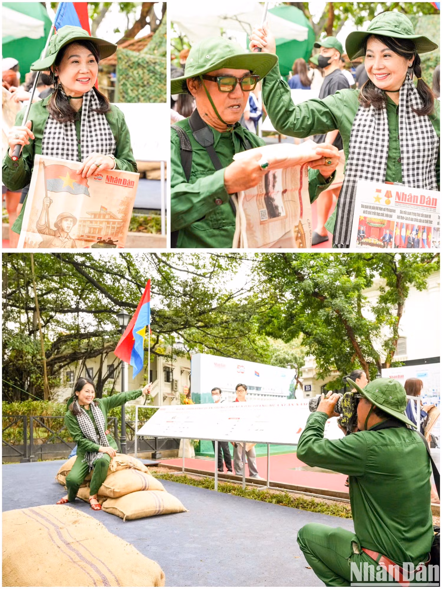 En el espacio de la exposición, todos reviven los momentos históricos.