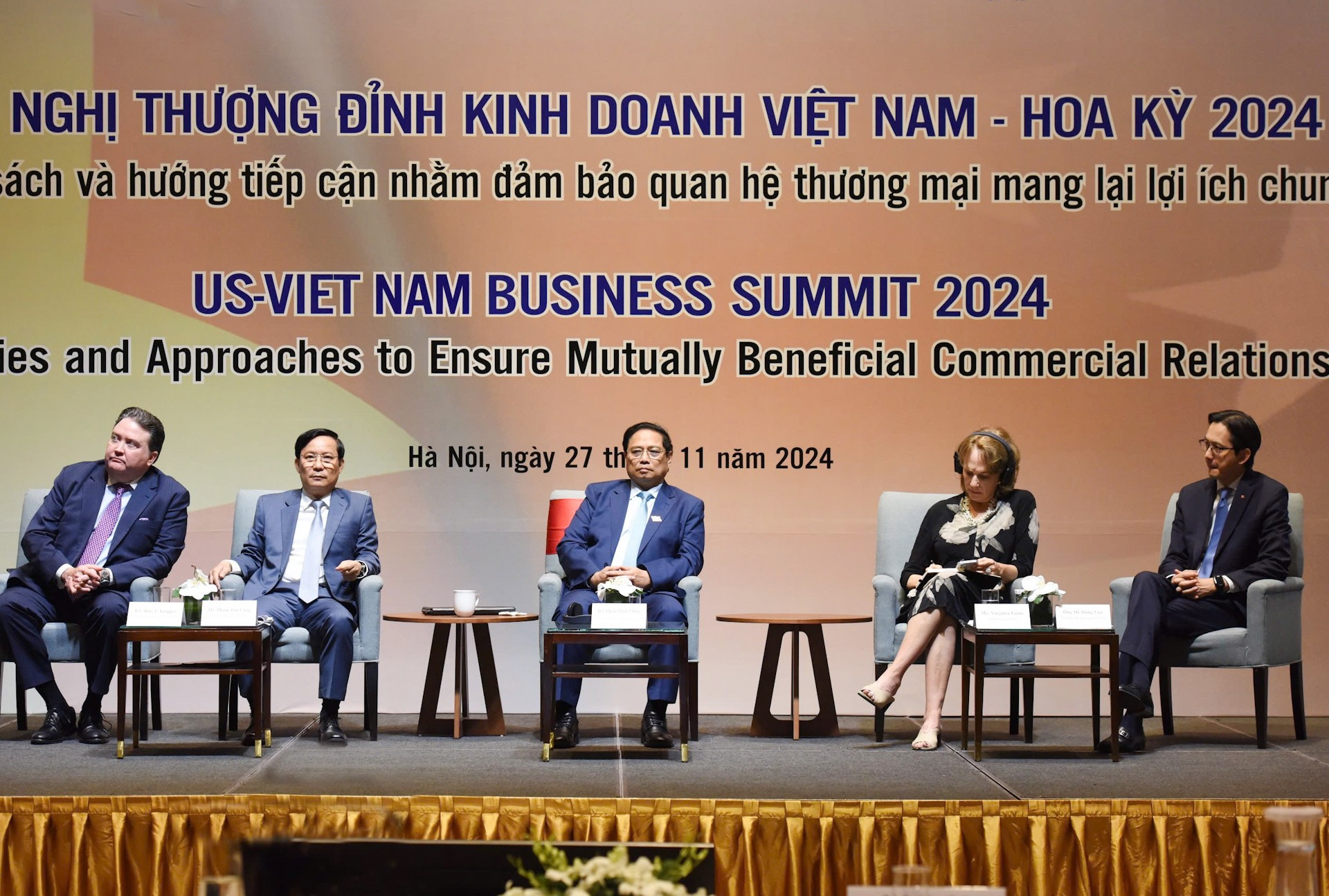 El primer ministro de Vietnam, Pham Minh Chinh, asiste a la Cumbre Empresarial Vietnam-Estados Unidos 2024. El primer ministro de Vietnam, Pham Minh Chinh, asiste a la Cumbre Empresarial Vietnam-Estados Unidos 2024.