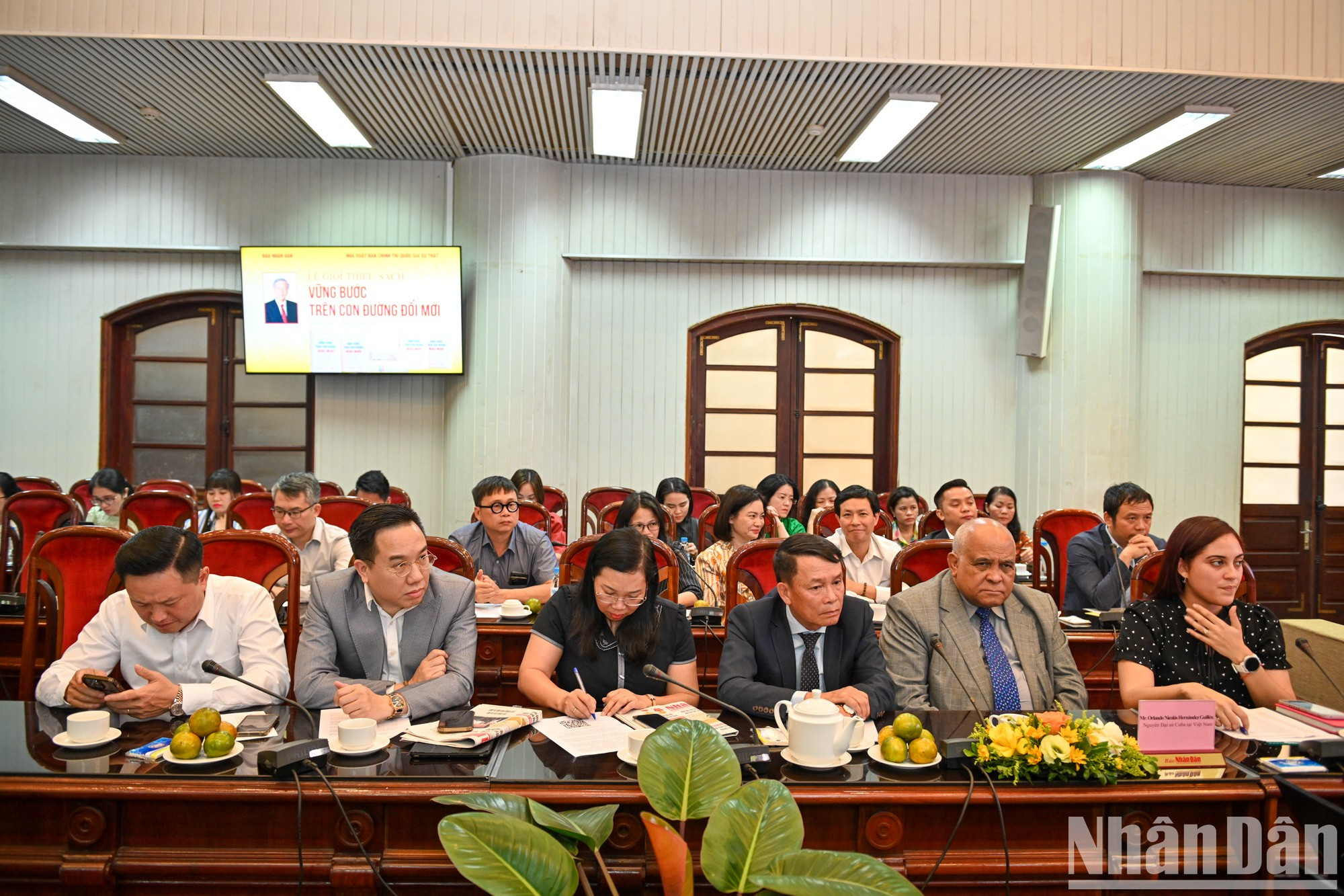 Delegados en el acto.