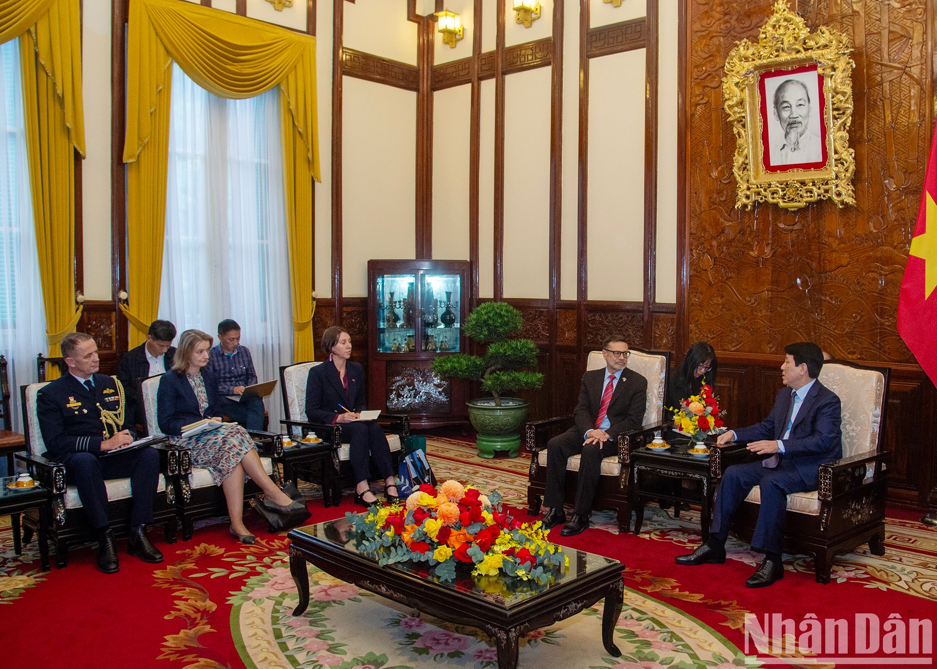 Escena del encuentro.