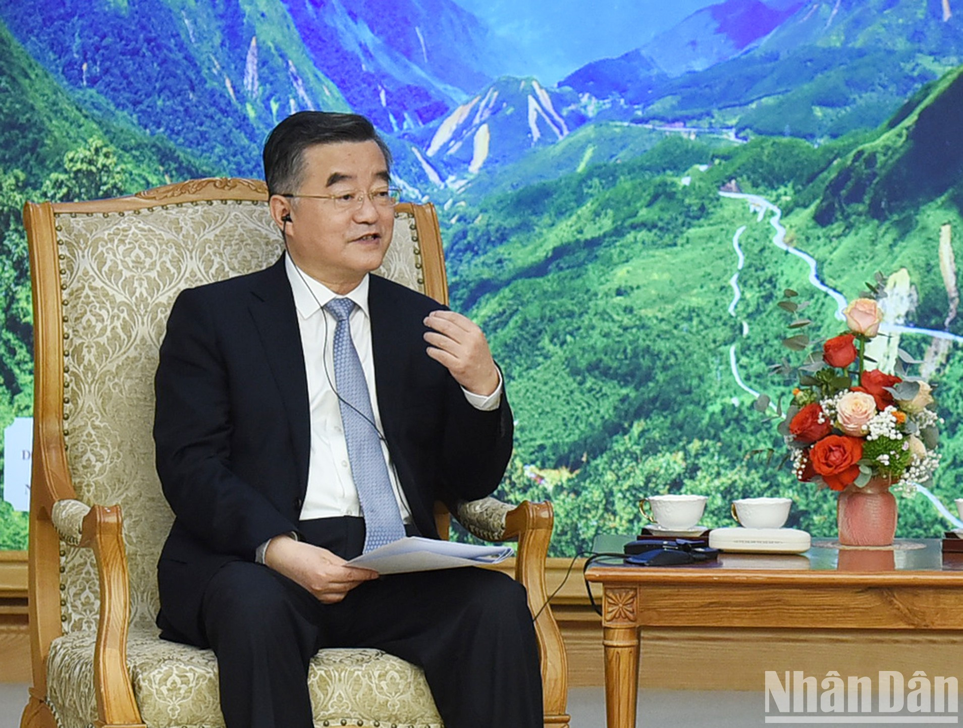 Zhang Qingwei habla en el evento. Zhang Qingwei habla en el evento.