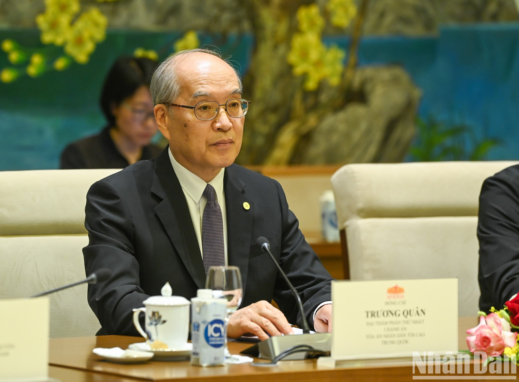 Zhang Jun, presidente del Tribunal Popular Supremo de China.