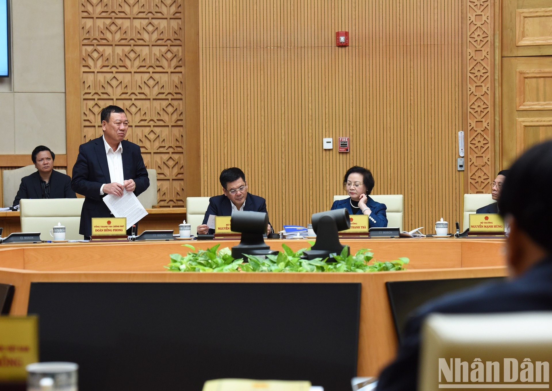 El inspector general del Gobierno, Doan Hong Phong.