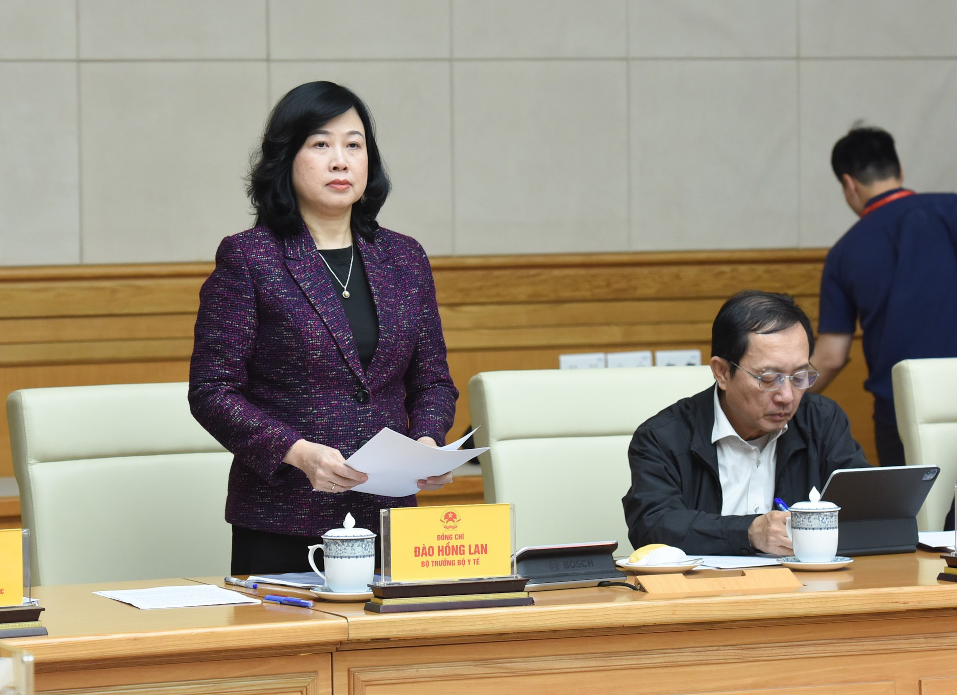 La ministra de Salud Pública, Dao Hong Lan. La ministra de Salud Pública, Dao Hong Lan.