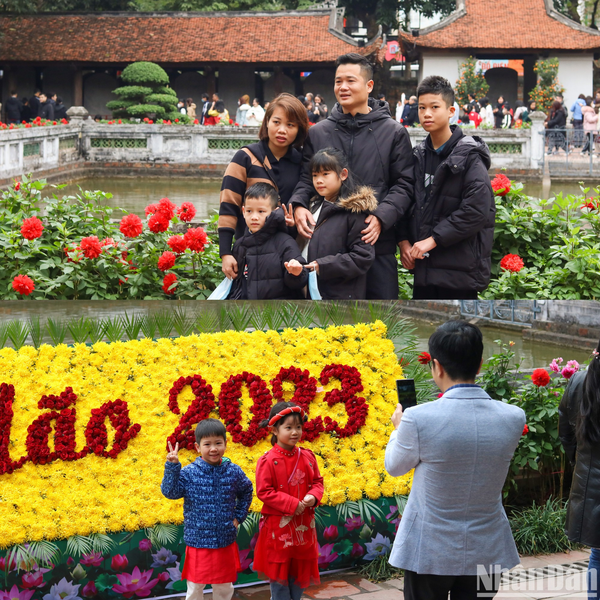 Los padres se toman fotos con sus hijos. Los padres se toman fotos con sus hijos.
