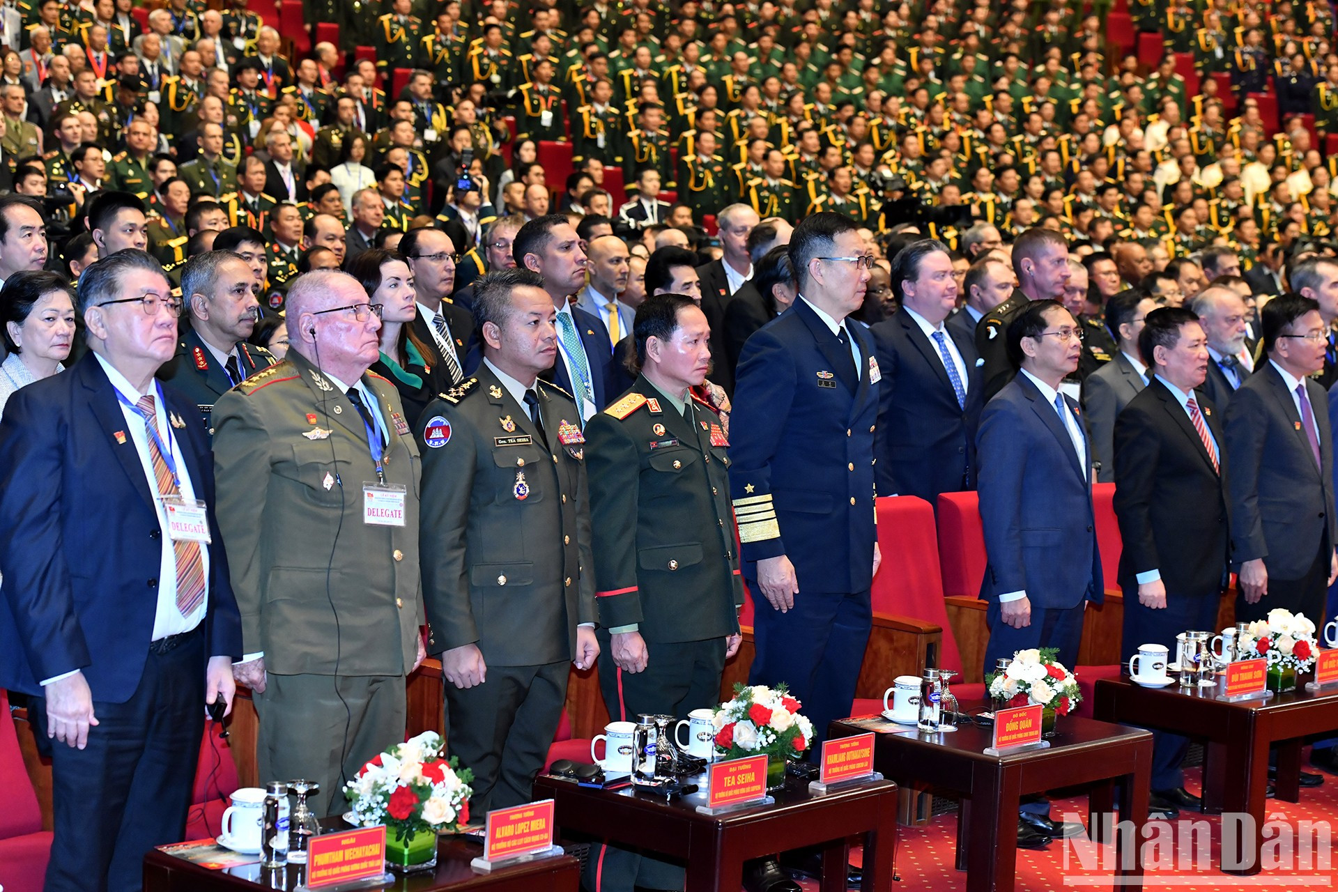 Delegados en el acto. Delegados en el acto.