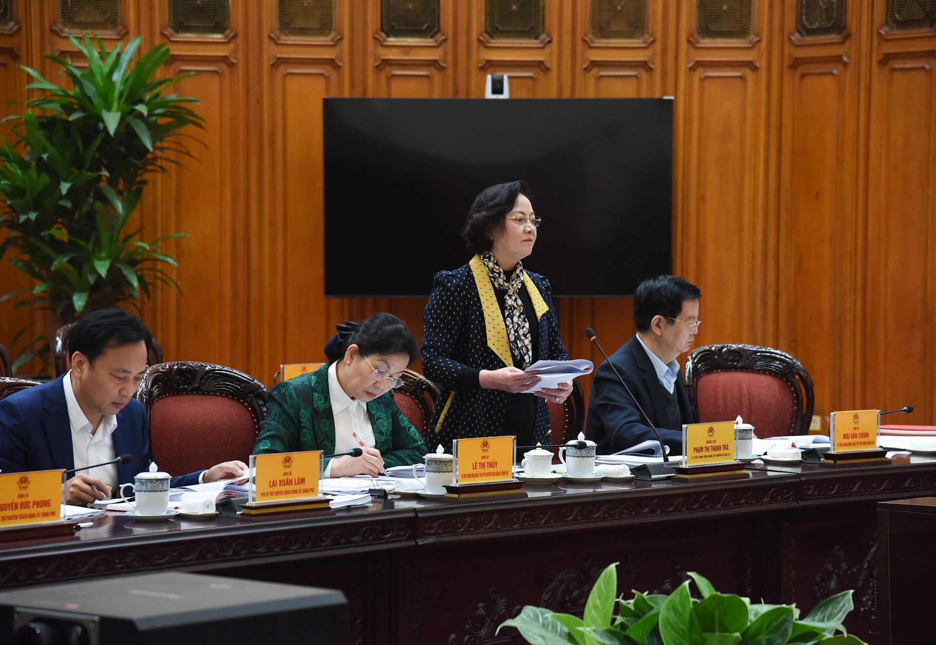 La ministra del Interior, Pham Thi Thanh Tra.