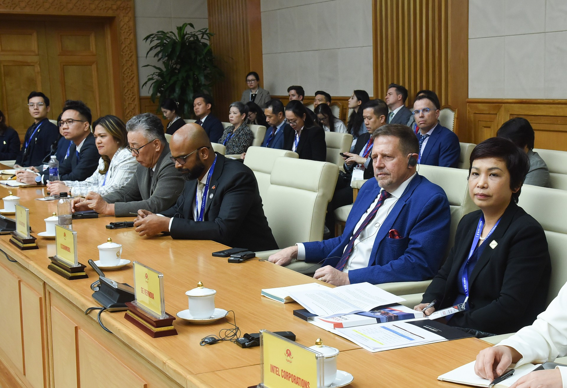 Representantes de empresas estadounidenses.