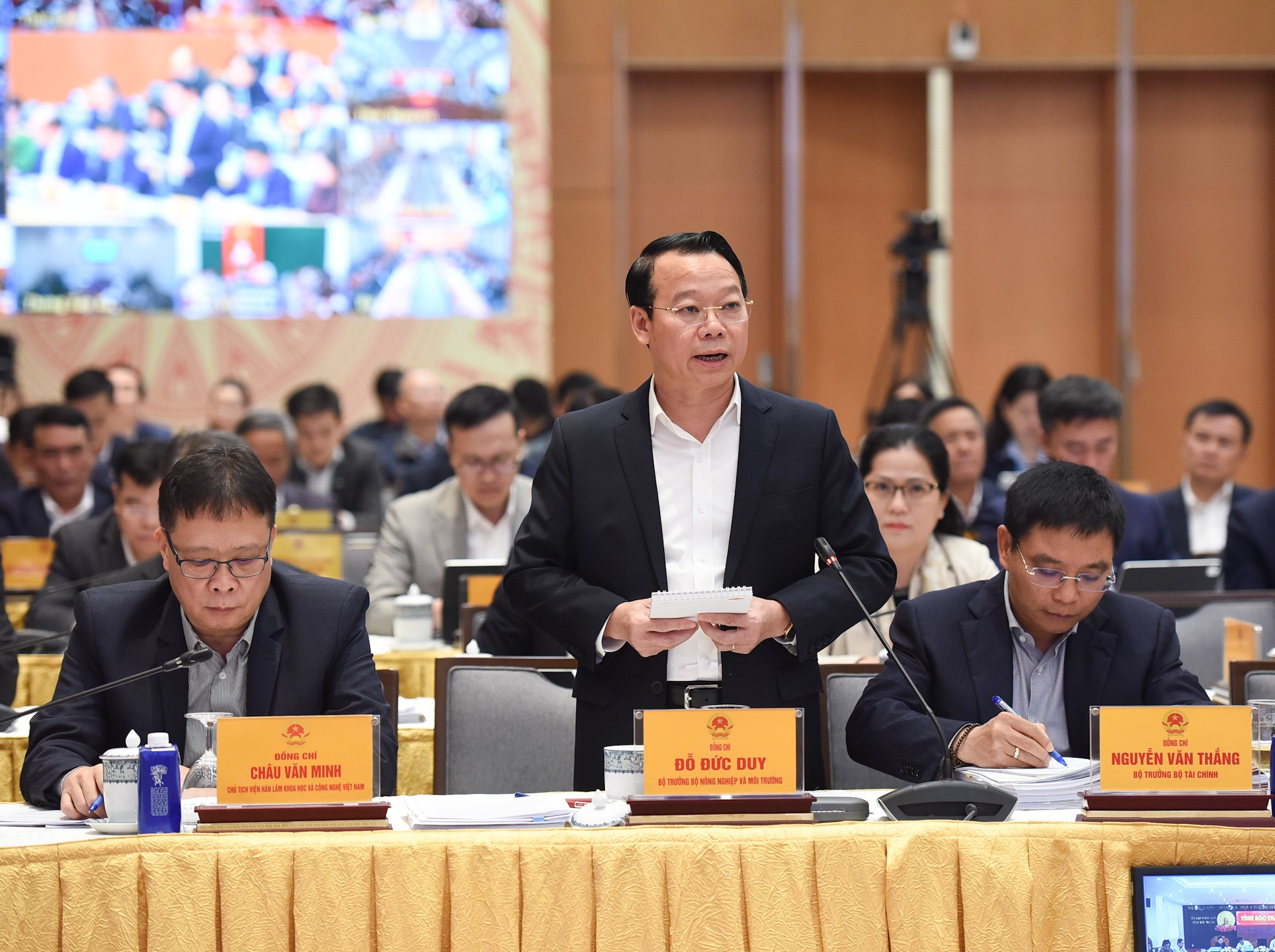 El ministro de Agricultura y Medio Ambiente, Do Duc Duy. El ministro de Agricultura y Medio Ambiente, Do Duc Duy.