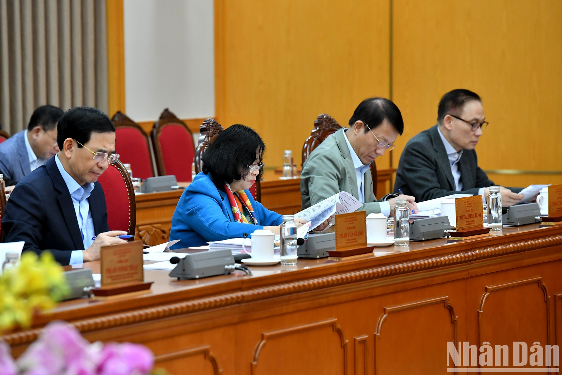 Los miembros del Comité Directivo Nacional.