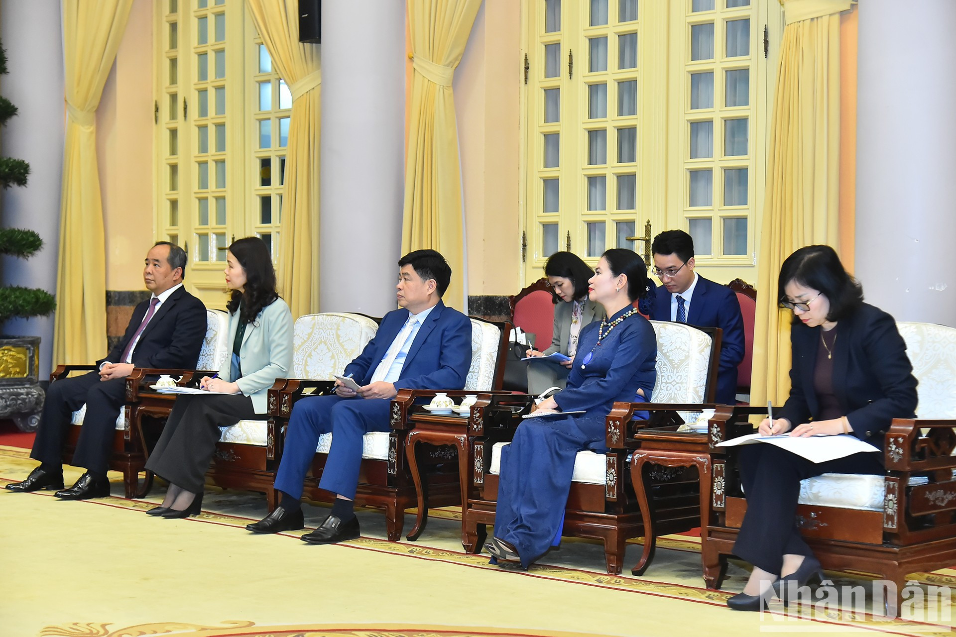 Delegados vietnamitas en la cita. Delegados vietnamitas en la cita.