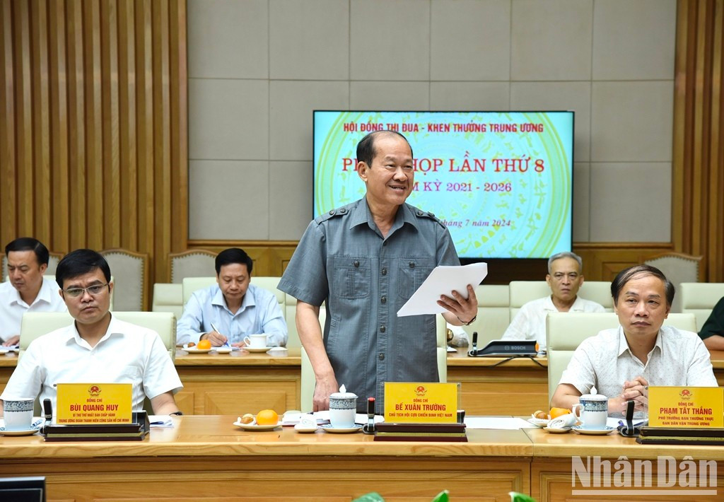 El presidente de la Asociación de Veteranos de Guerra de Vietnam, Be Xuan Truong.