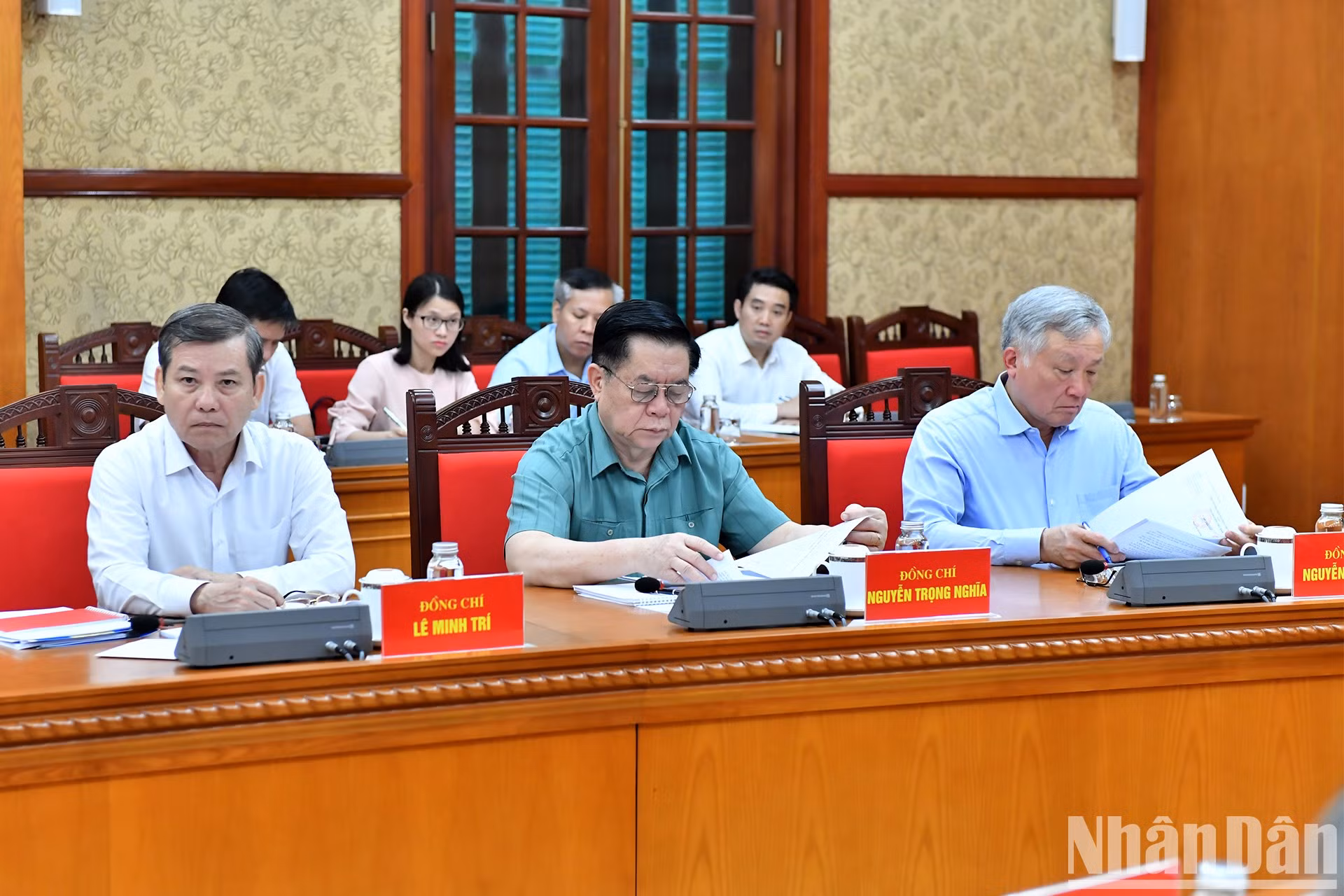 Miembros del Subcomité de Reglamentos del XIV Congreso Nacional del PCV.