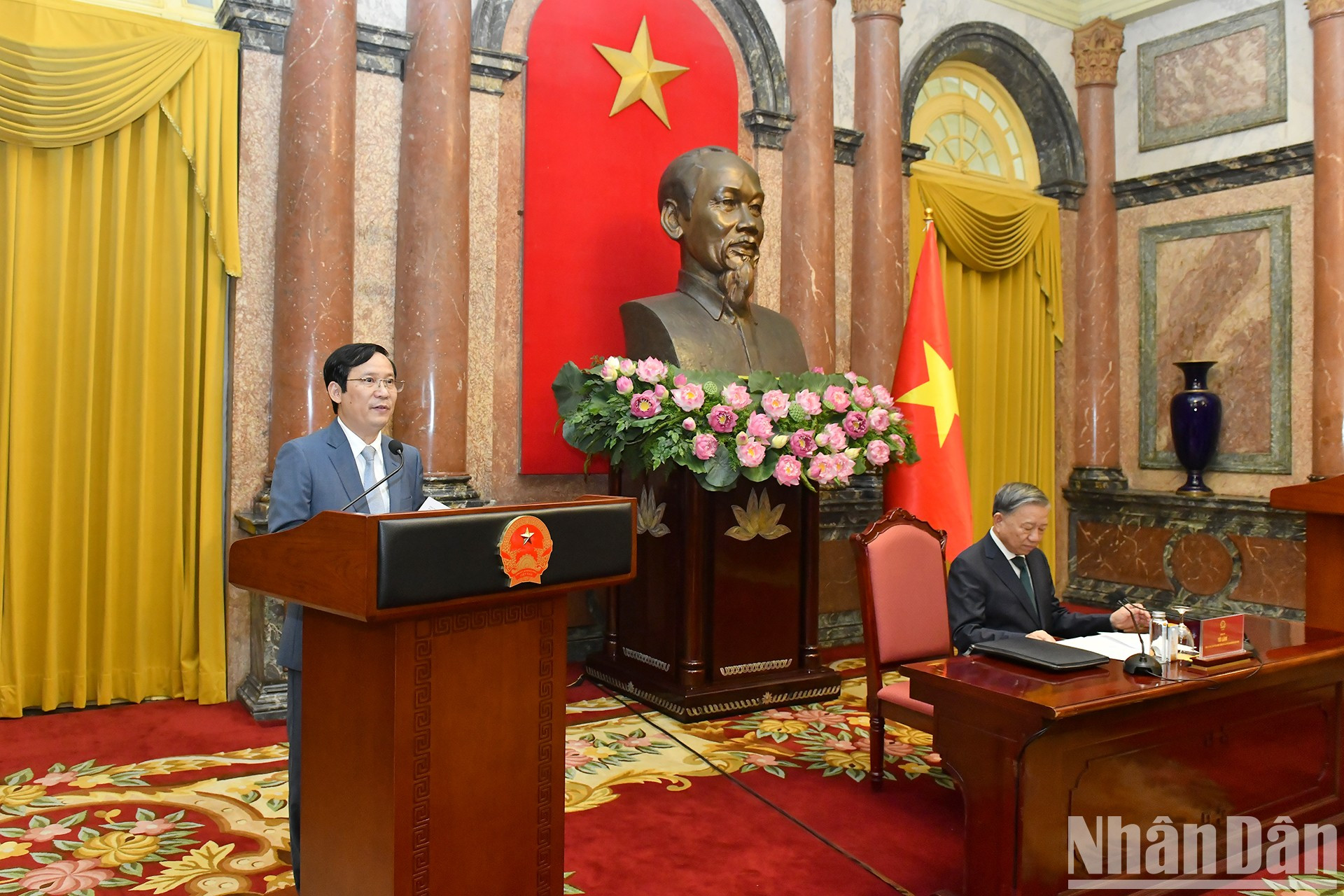 Un representante de la Confederación de Comercio e Industria de Vietnam.