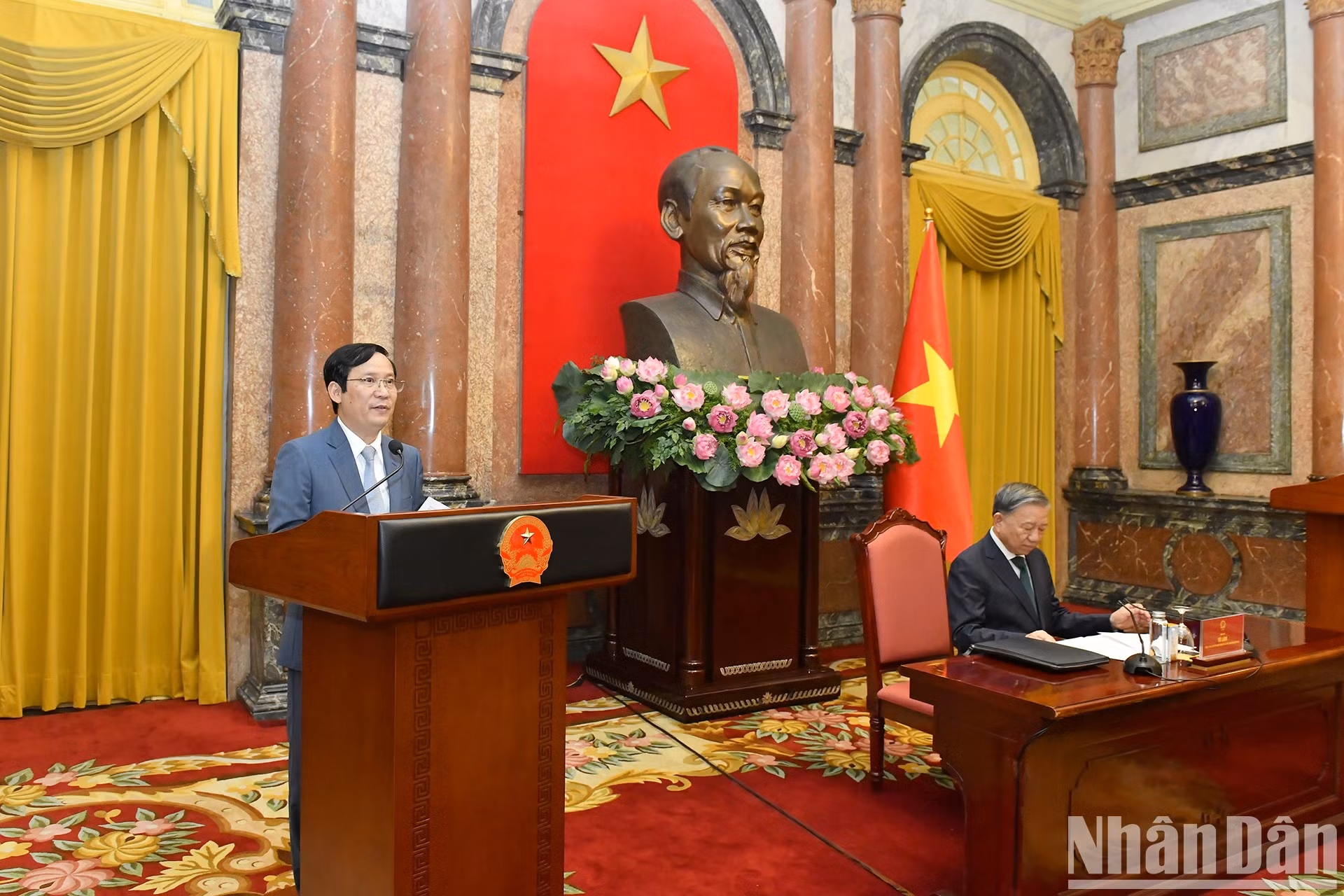 Un representante de la Confederación de Comercio e Industria de Vietnam.