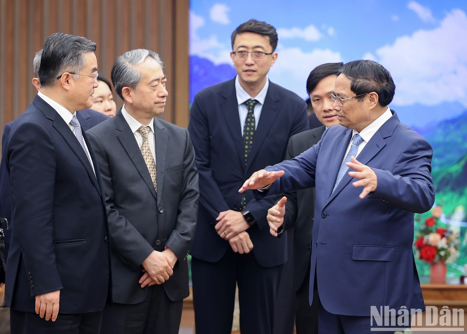 Minh Chinh y Zhang Qingwei. Minh Chinh y Zhang Qingwei.