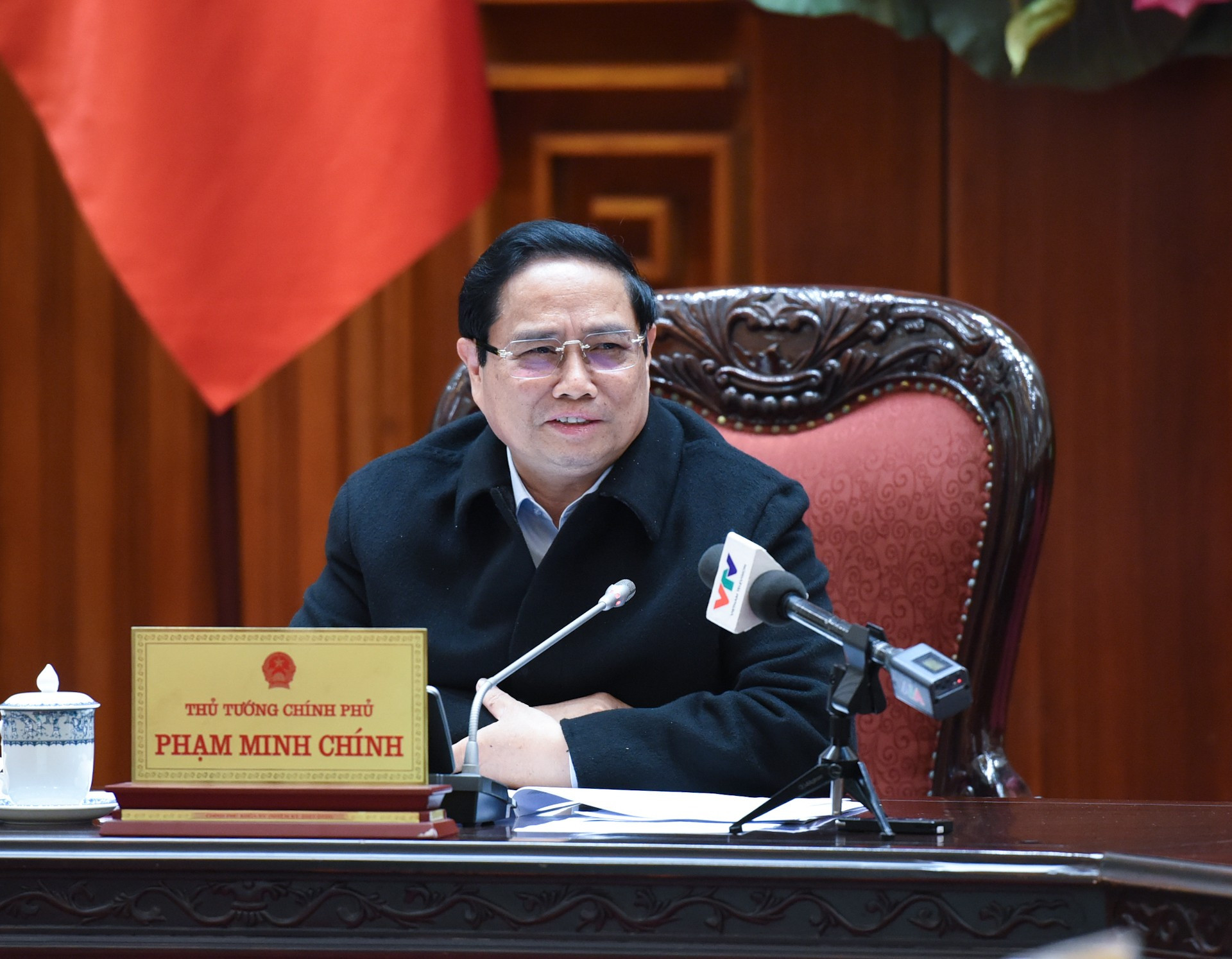 El premier vietnamita, Pham Minh Chinh, en la cita.