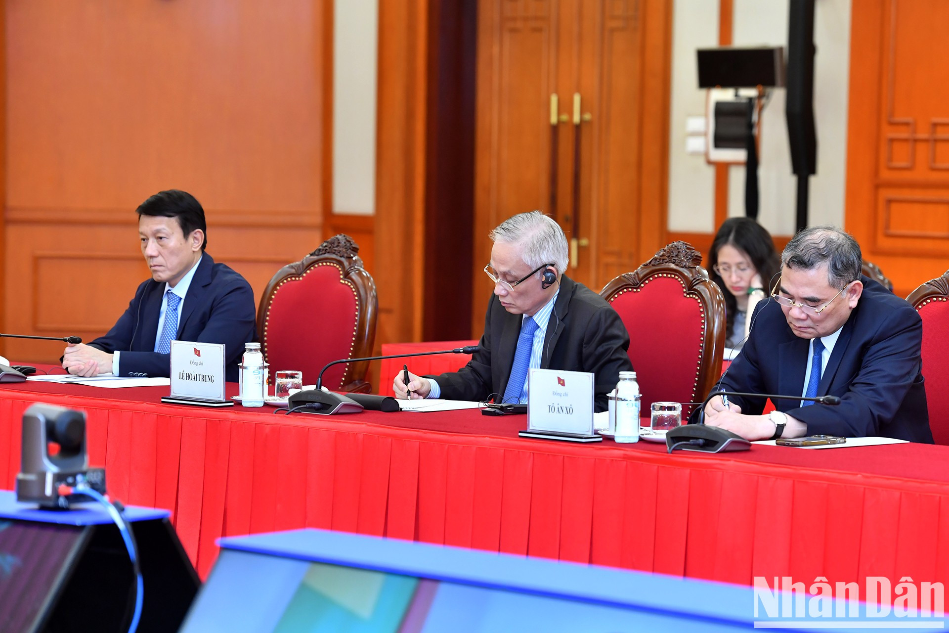 Delegados en el evento.