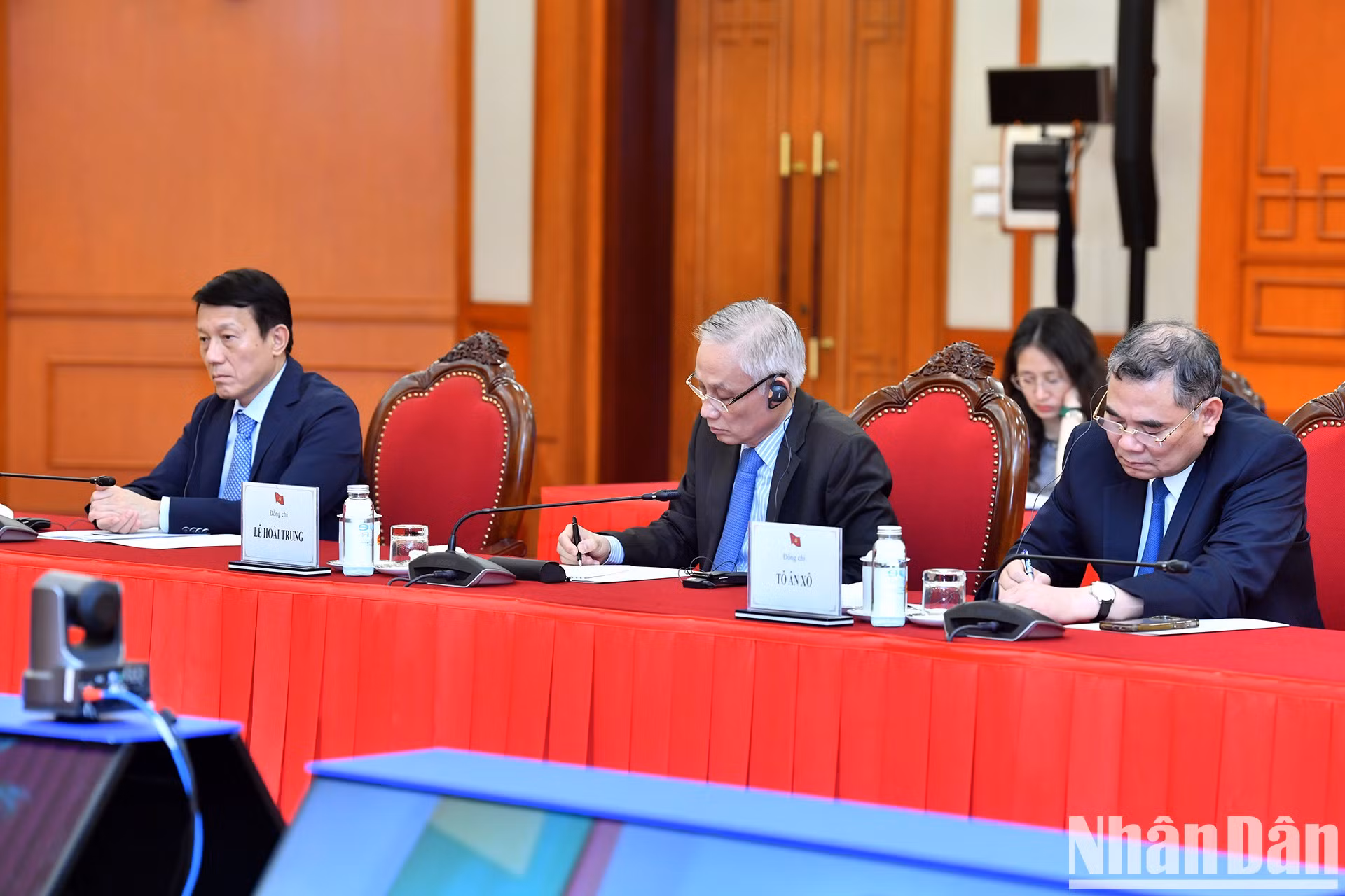 Delegados en el evento.