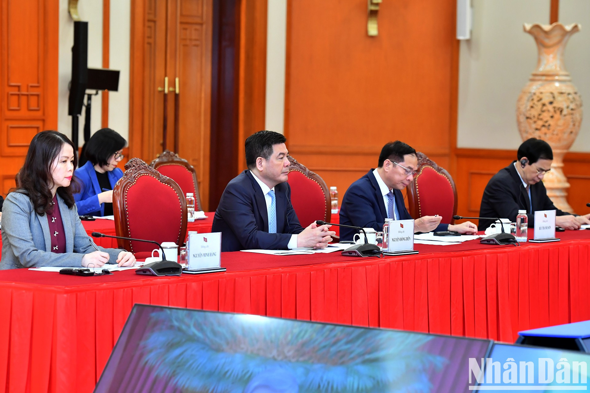 Delegados en la cita.