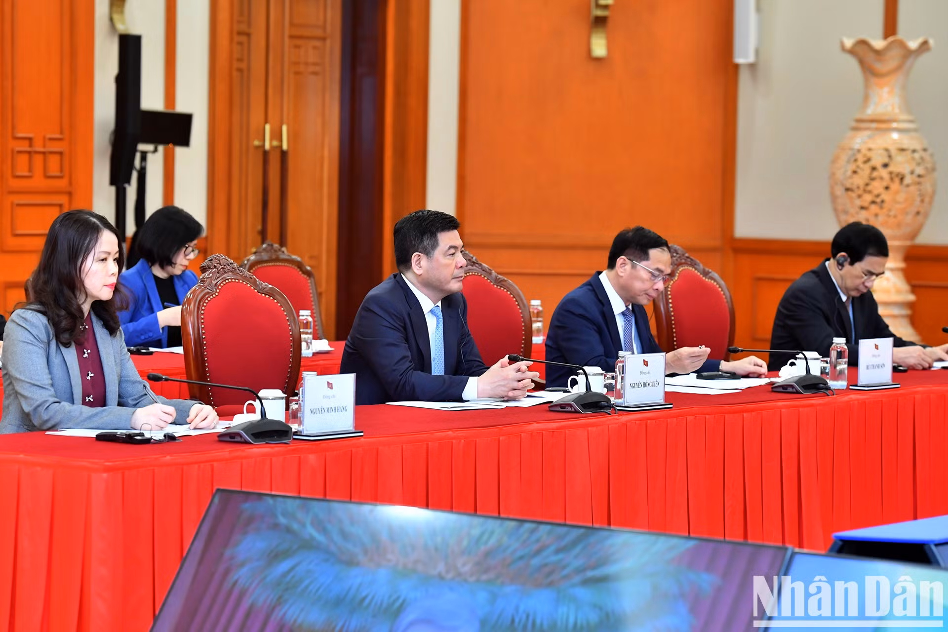 Delegados en la cita.