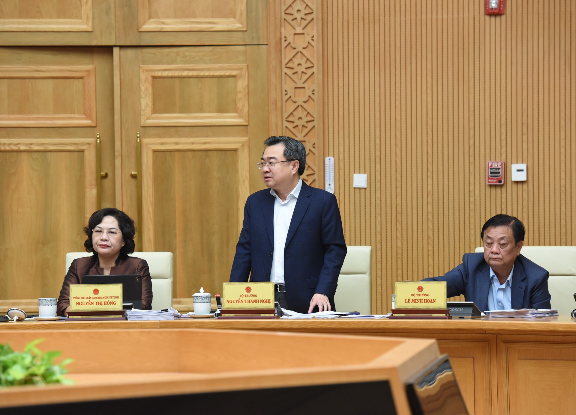 El ministro de Construcción, Nguyen Thanh Nghi. El ministro de Construcción, Nguyen Thanh Nghi.