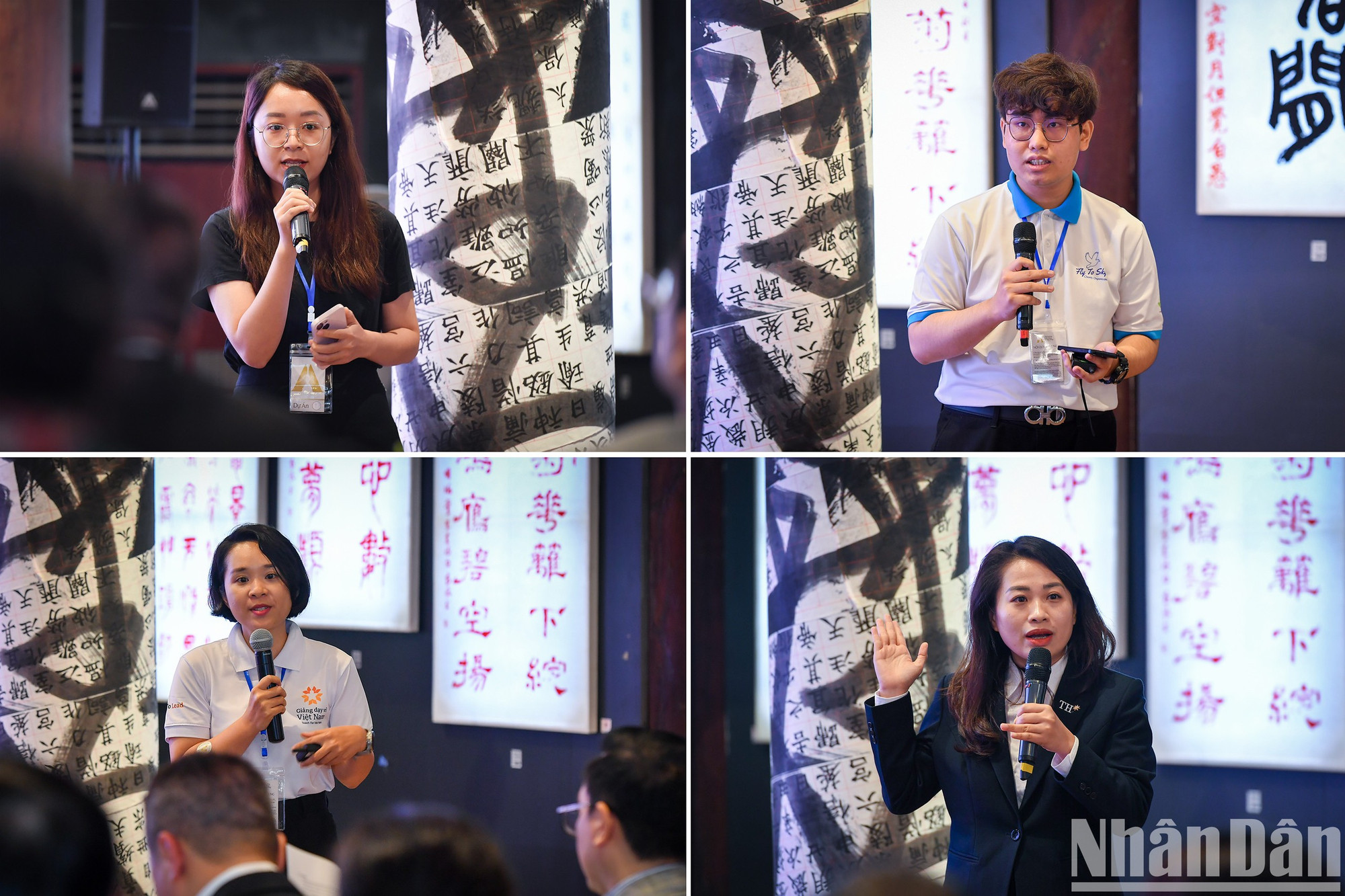 Representantes de algunas obras que compiten por el Premio.