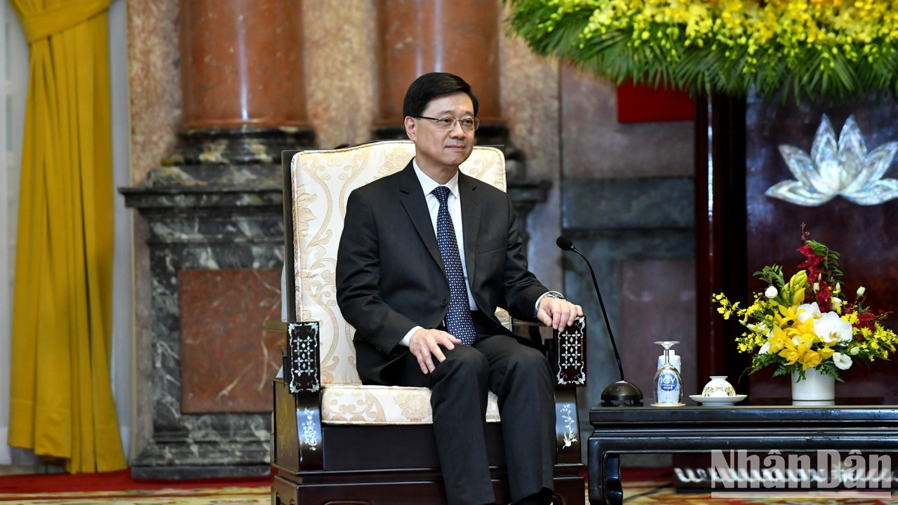 El jefe ejecutivo de la Región Administrativa Especial de Hong Kong (China), Lee Ka-chiu. El jefe ejecutivo de la Región Administrativa Especial de Hong Kong (China), Lee Ka-chiu.